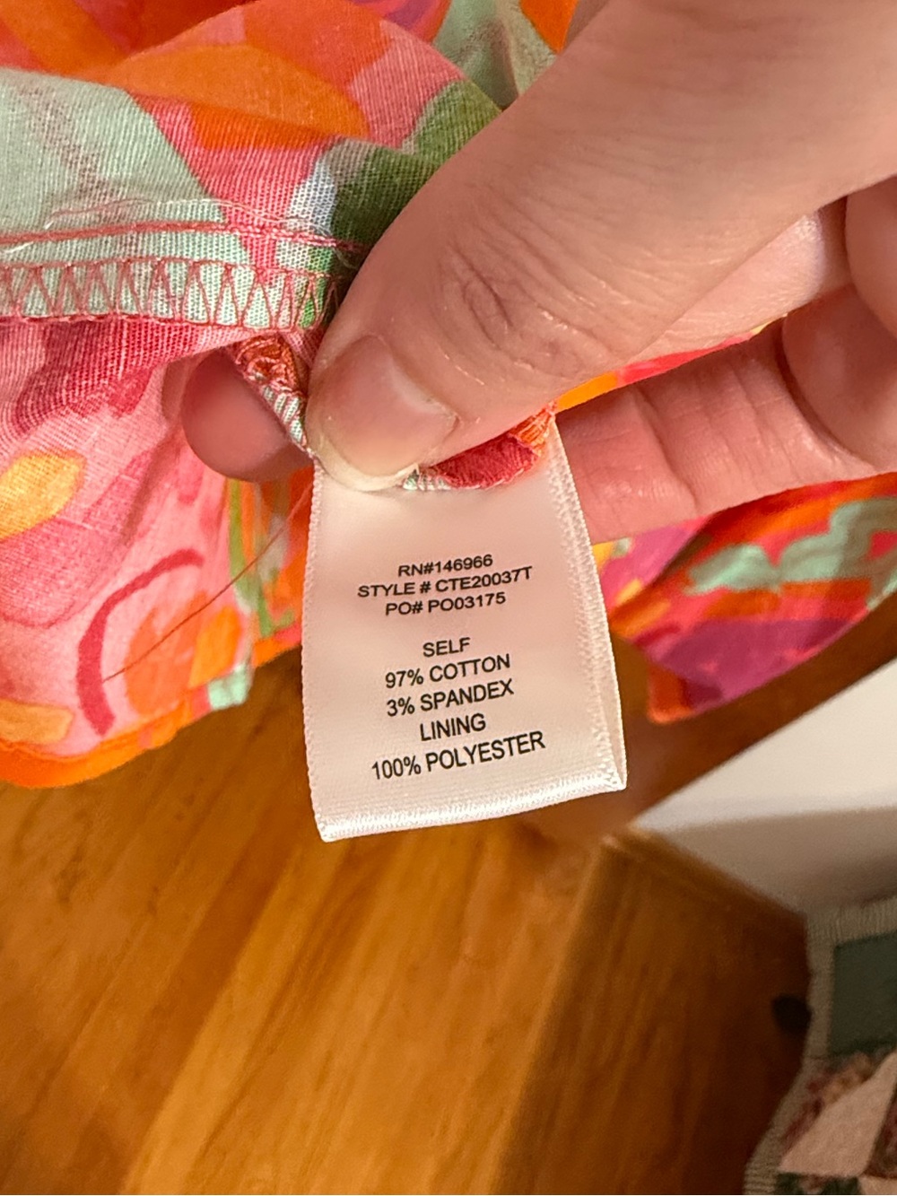 Tropical Print Midi Dress - Picture 4 of 4